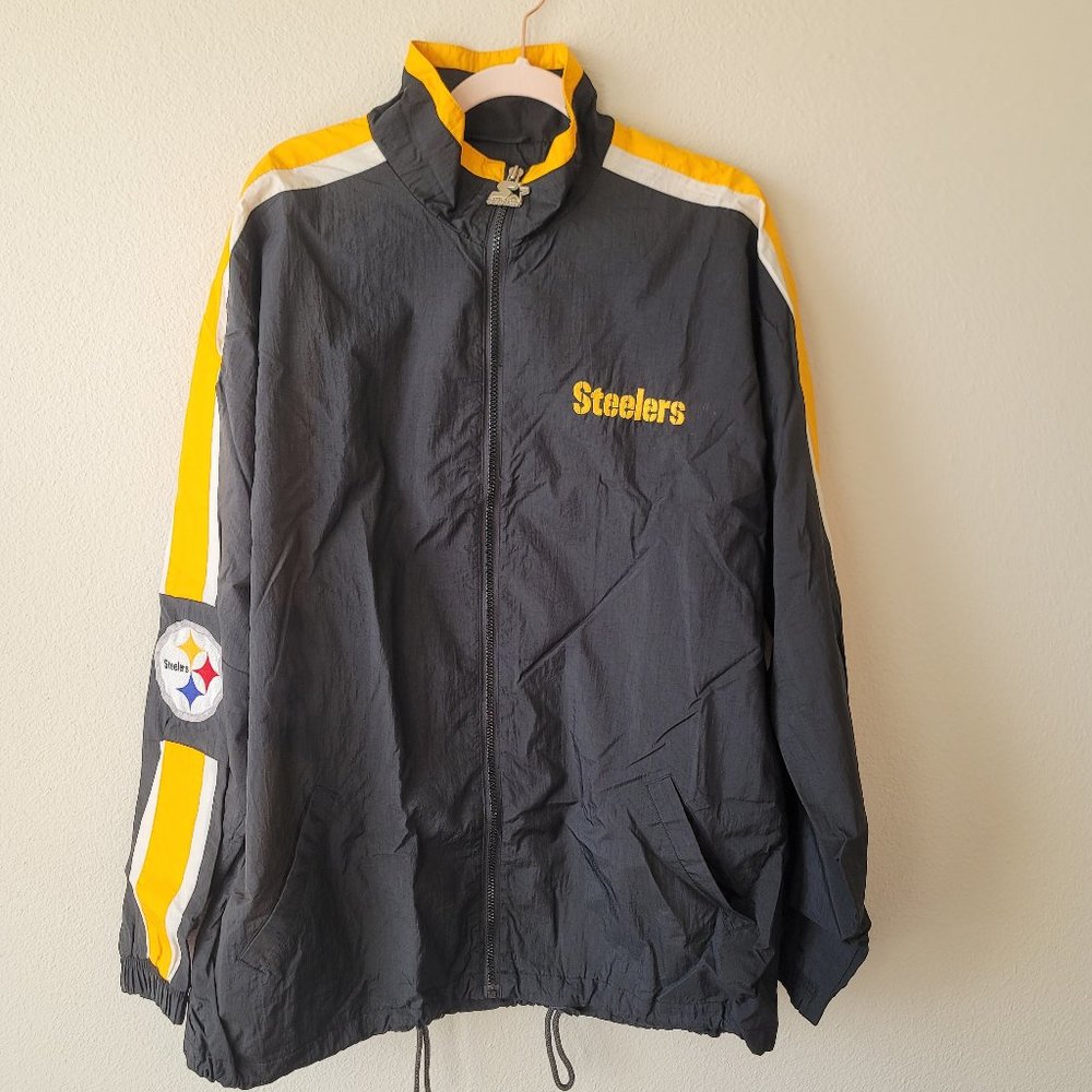 Men's Vintage Starter Pittsburgh Steelers Windbreaker
